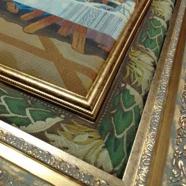 gobelino enmarcado marqueteria cuadree y enmarcación, entra al simulador