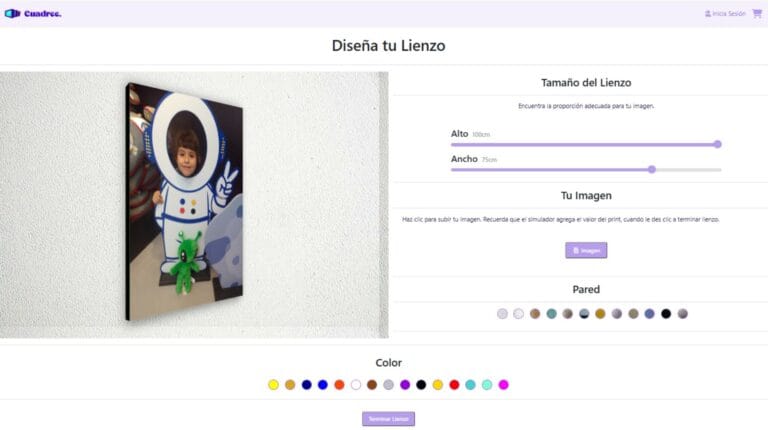 lienzo e impresión con tu bastidor