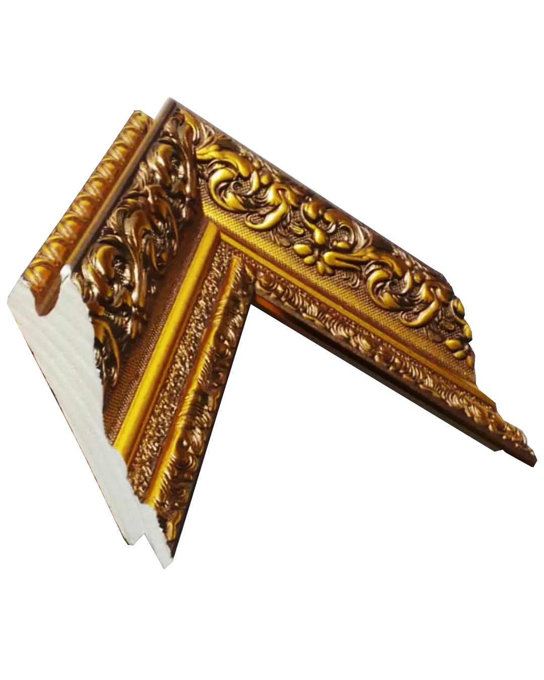 Moldura tallada color Dorado envejecido